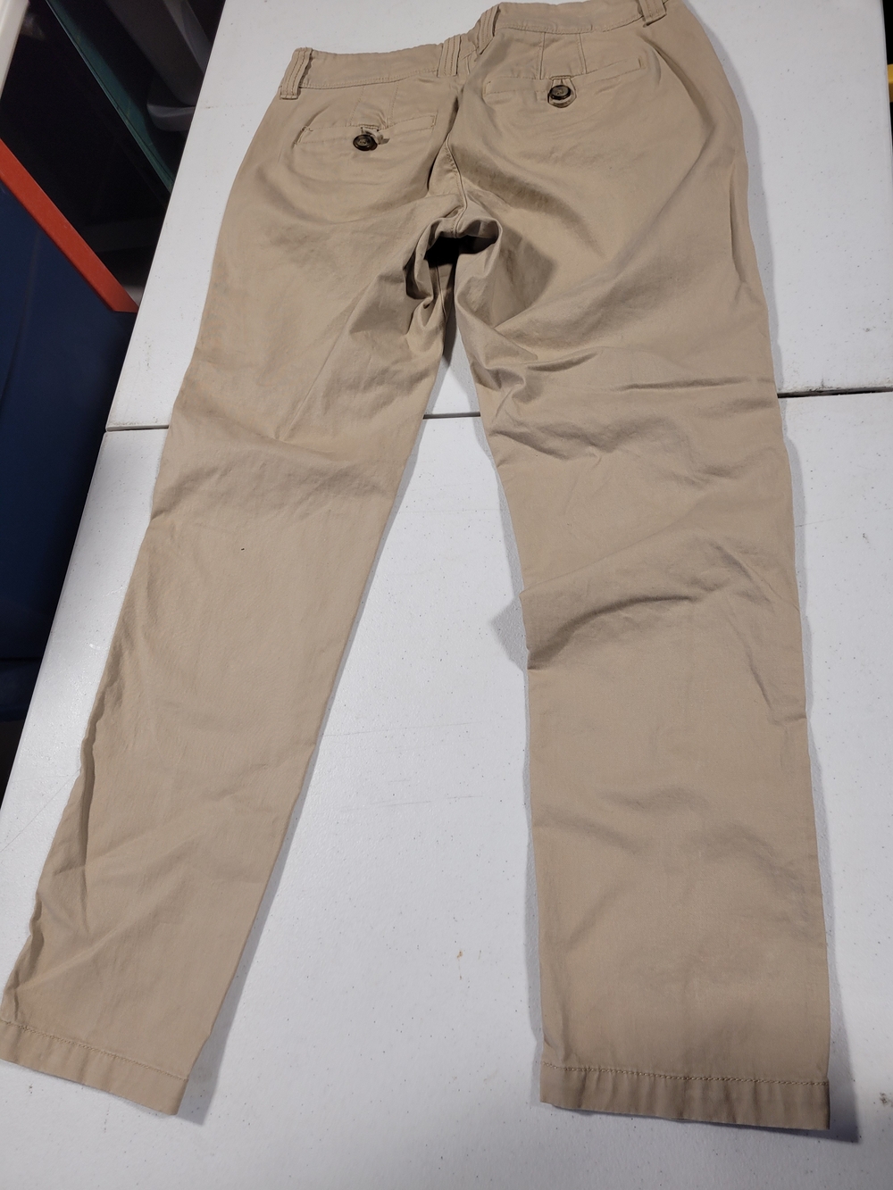 Old Navy Women's Khaki Stretch Chino Pants - Light Tan - Picture 3 of 3